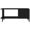 vidaXL Coffee Table Black 90x50x40 cm Engineered Wood