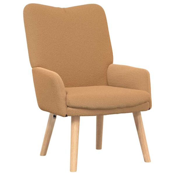 vidaXL Relaxing Chair Beige 63 x 67 x 94 cm Fabric