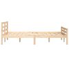 vidaXL Bed Frame without Mattress Solid Wood 140x190 cm