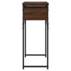 vidaXL Console Table with Shelf Brown Oak 75x30x75cm Engineered Wood