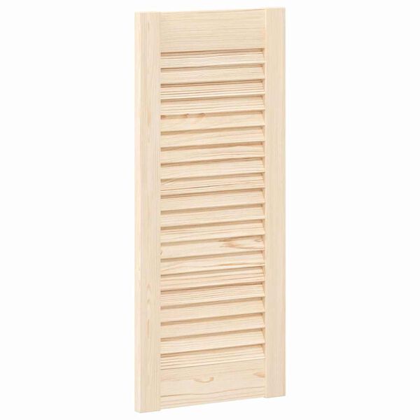 vidaXL Cabinet Door Louvred Design 69x29.5 cm Solid Wood Pine