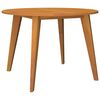 vidaXL Garden Table &Oslash;110x75 cm Solid Wood Acacia