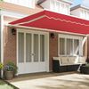 vidaXL Retractable Awning Red 600 x 350 cm Polyester and Aluminium