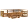vidaXL Outdoor Sofa Set 5 pcs Natural Solid Acacia Wood
