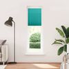 vidaXL Pleated Blind Petrol Green 60x200 cm Fabric Width 59.4 cm Polyester