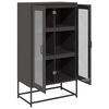 vidaXL Highboard Black 68x39x123 cm Steel