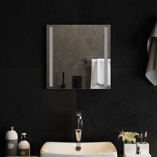 vidaXL LED Bathroom Mirror 40x40 cm