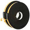 vidaXL Self-adhesive Foam Tape 2 pcs Black 20mm x 5m CR Foam