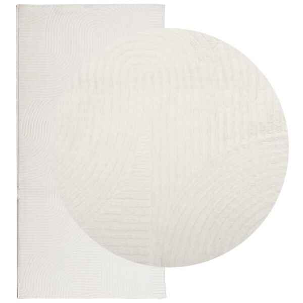 vidaXL Rug IZA Short Pile Scandinavian Look Cream 100x200 cm