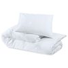 vidaXL Duvet Cover Set White 260x240 cm Light-weight Microfiber