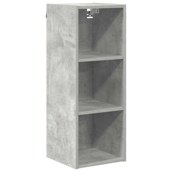 vidaXL Hanging Cabinet Concrete Grey 30 x 29.5 x 80 cm Engineered Wood