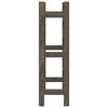 vidaXL Wine Rack for 30 Bottles Grey Solid Wood Pine