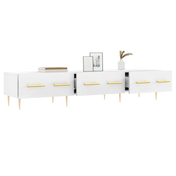 vidaXL TV Cabinet White 150x36x30 cm Engineered Wood