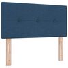 vidaXL LED Headboard with LED Strip Lights Blue 100 cm Polyester