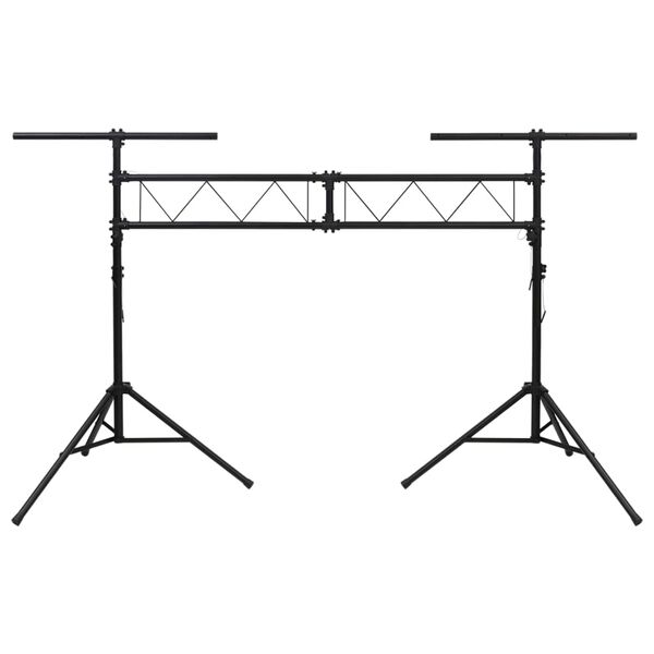 vidaXL Light Stand Black 338x115x(180-300) cm Steel