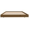 vidaXL Bed Frame without Mattress Honey Brown 100x200 cm Solid Wood Pine