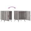 vidaXL Bedside Cabinets 2 pcs Grey Sonoma 40x40x50 cm Engineered Wood