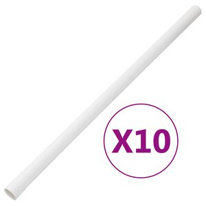 vidaXL Cable Trunkings &Oslash;30 mm 10 m PVC