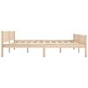vidaXL Bed Frame without Mattress Solid Pinewood 200x200 cm