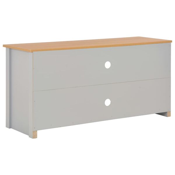 vidaXL TV Cabinet Grey 120x39x58 cm