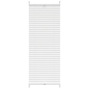 Plisse Blind 40x100cm White Pleated Blind