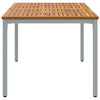 vidaXL Outdoor Tables Natural and grey 180 x 90 x 75 cm