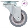 vidaXL 72 pcs Swivel Casters 50 mm