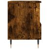 vidaXL Bedside Cabinet Smoked Oak 40x35x50 cm Engineered Wood