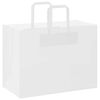 vidaXL Paper Bags 250 pcs with Handles White 32x17x25 cm