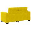 vidaXL Sofa Yellow 160 x 80 x 82 cm Poly velvet