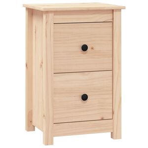vidaXL Bedside Cabinet 40x35x61.5 cm Solid Wood Pine