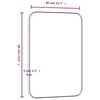 vidaXL Wall-mounted Mirror Gold 40x60 cm Rectangle