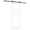 vidaXL Sliding Door ORKDAL White and Black 73.5 x 211 cm