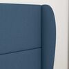 vidaXL Headboard Ear Blue 80 x 23 x 6 cm Fabric