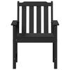 vidaXL Garden Dining Chair 6 pcs Black 65.5 x 55.5 x 88cm Plastic