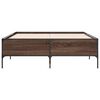 vidaXL Bed Frame without Mattress Brown Oak 120x190 cm Small Double