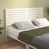 vidaXL Bed Headboard White 166x4x100 cm Solid Wood Pine