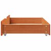 vidaXL Under-Bed Drawers 2 pcs Wax Brown 80x55x17 cm Solid Wood Pine