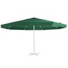 vidaXL Replacement Fabric for Outdoor Parasol Green 515 cm
