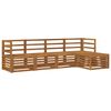 vidaXL Outdoor Sofa Set 5 pcs Natural