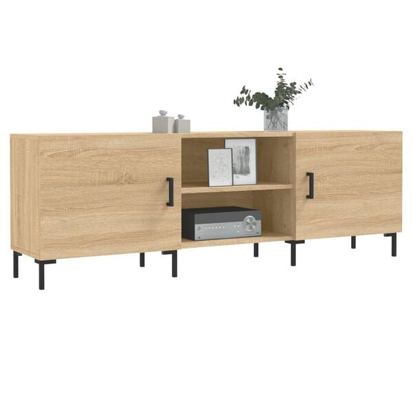 vidaXL TV Cabinet Sonoma Oak 150x30x50 cm Engineered Wood