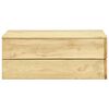 vidaXL Garden Table 75x75x31 cm Impregnated Pinewood