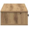 vidaXL Wall Shelf with Drawers Artisian Oak 60x28x15 cm Engineered Wood