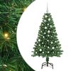 vidaXL Artificial Christmas Tree with 150 LEDs with Stand Green 150 cm