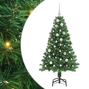 vidaXL Artificial Christmas Tree with 150 LEDs with Stand Green 150 cm
