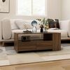 vidaXL Coffee Table Brown Oak 102x55x42 cm Engineered Wood