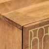vidaXL Bedside Cabinet 40x33x46 cm Solid Wood Mango