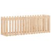 vidaXL Garden Raised Bed with Fence Design 200x50x70 cm Solid Wood Pine