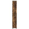 vidaXL Bathroom Cabinet Smoked Oak 30.5 x 30 x 195 cm Engineered Wood