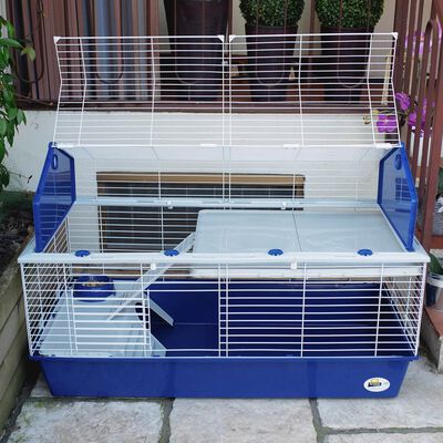 Ferplast Rabbit Cage Barn 120 119x58x77 cm Blue